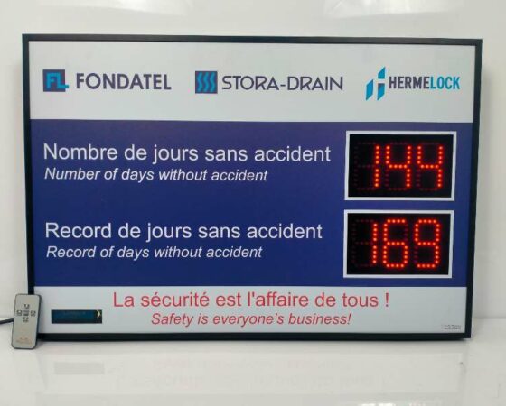 Résultats accidents au travail