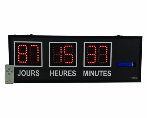 Compte à rebours Jours + Heures + Minutes