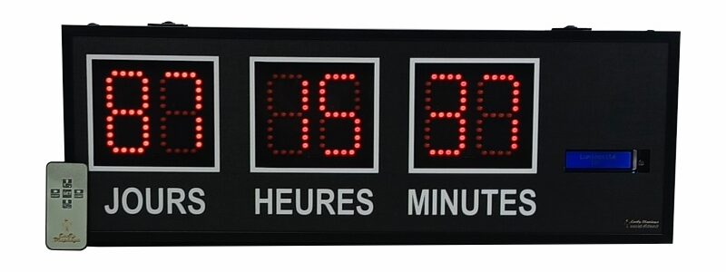 Compte à rebours Jours + Heures + Minutes