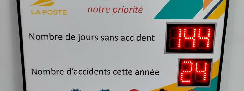Affichage des accidents au travail