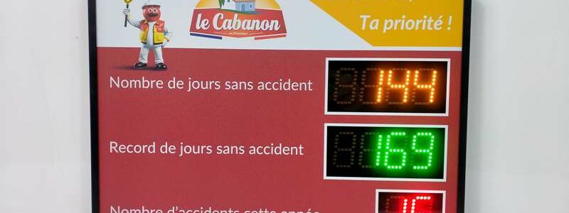 Affichage des accidents du travail