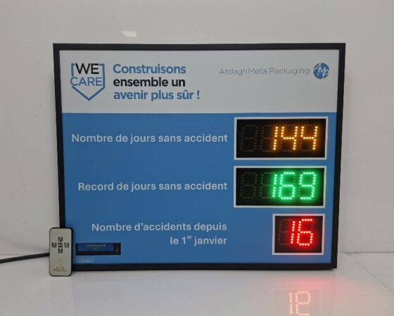 Panneau affichage sécurité