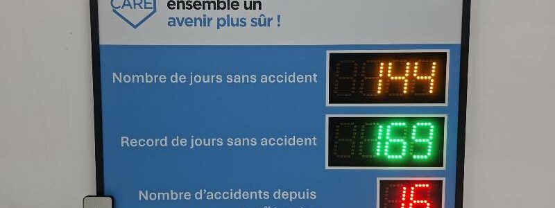 Panneau affichage sécurité