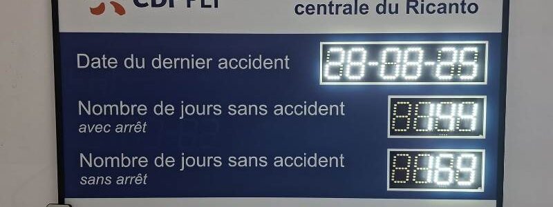 Panneau sécurité