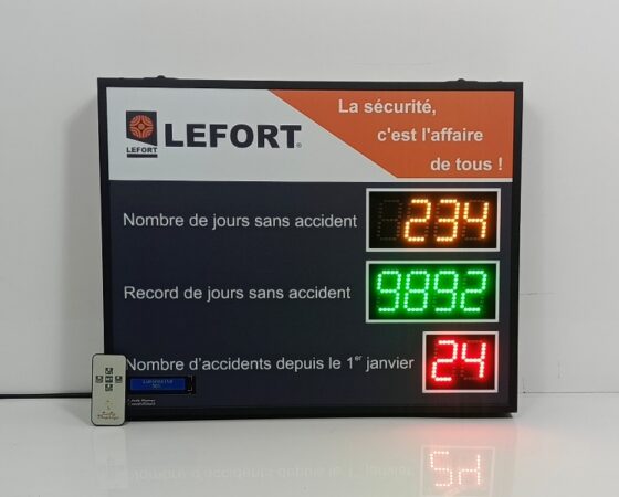 Panneau d’affichage accident du travail
