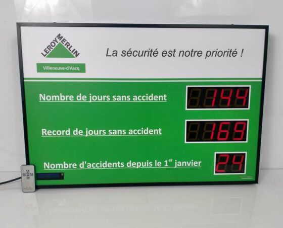 Panneau sécurité