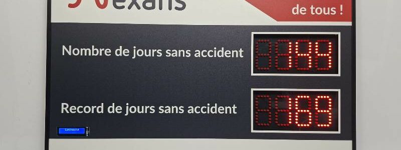 Résultats accidents au travail