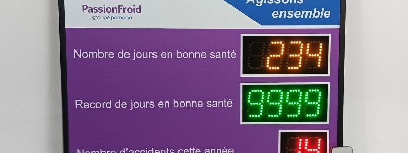 Panneau d’affichage accident du travail